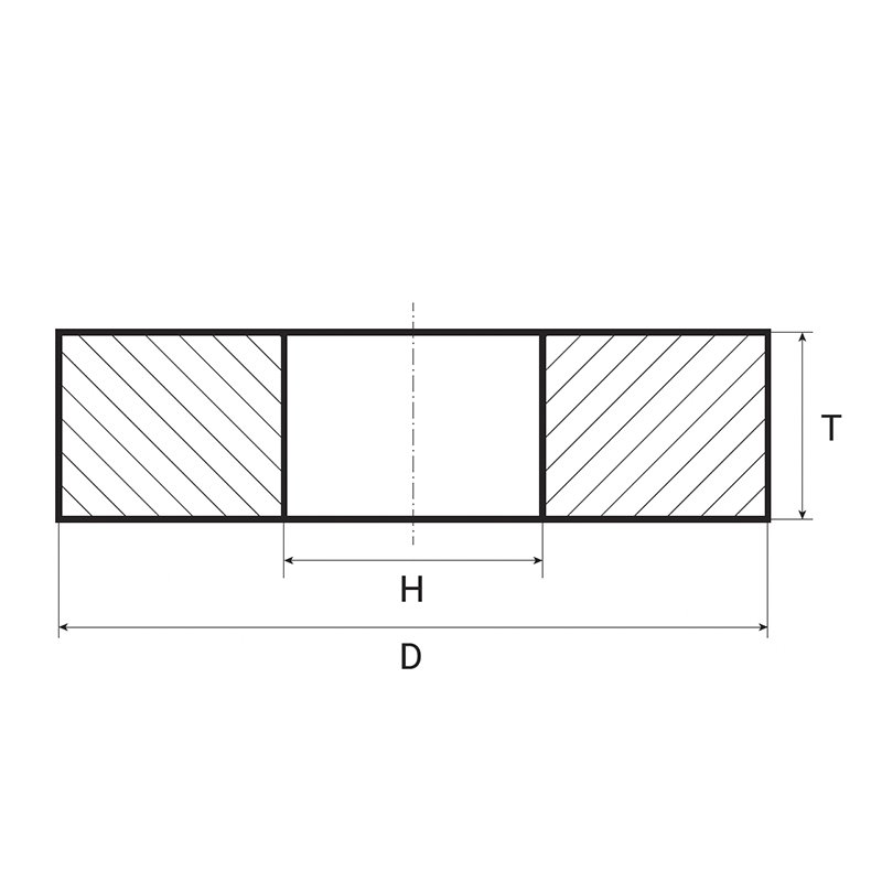 Круг шлiфувальний на керамiчнiй зв`язцi ЗАК 1 80x20x20 мм 14А F60 K 7 35
